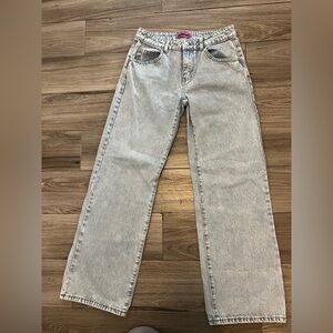 Edikted Light Wash Denim Jeans Sz S